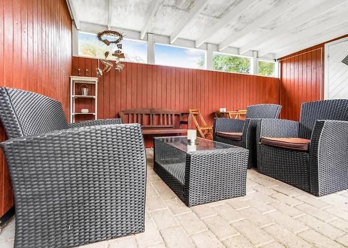 度假居 Three-bedroom Vaeggerlose With A Fireplace 08 Bøtø By