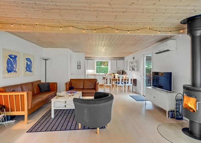 度假居 Three-bedroom Vaeggerlose With A Fireplace 08 Bøtø By